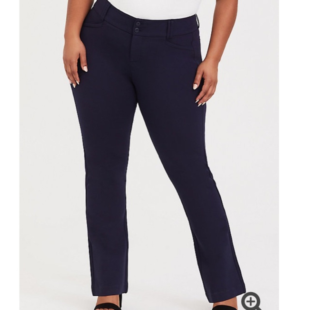 Torrid Navy Ponte Trouser